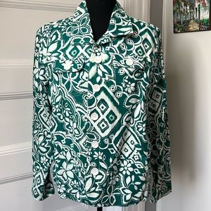 Croft‎ & Barrow Womens Lightweight Linen Jacket